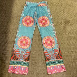 Tribal Pattern Gaucho Pants - Brand New Never Worn - Size Medium